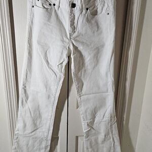 J. Crew Bootcut Stretch Cream Jeans